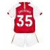 Arsenal Oleksandr Zinchenko #35 Dětské Oblečení Domácí Dres 2023-24 Krátkým Rukávem (+ trenýrky)